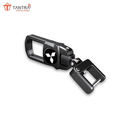TANTRA Premium Metal Keychain Compatible With Mitsubishi Cars - Stylish and Durable Car Accessory