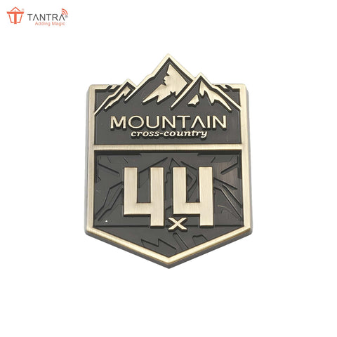 TANTRA Mountain Small Car Sticker - Durable & Stylish Auto Emblem for Vehicles - Customizable Designs - Easy Installation - Weather-Resistant & Long-Lasting Multicolor