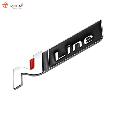 TANTRA Premium N Line Metal Car Sticker - Durable & Stylish Auto Emblem for Vehicles - Customizable Designs - Easy Installation - Weather-Resistant & Long-Lasting Multicolor SIA423