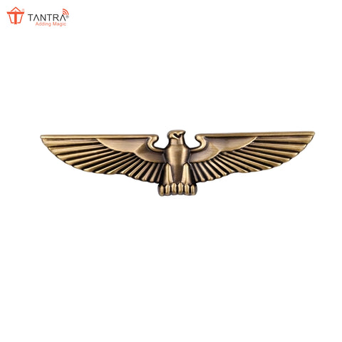 TANTRA Premium Eagle Fender Metal Car Sticker - Durable & Stylish Auto Emblem for Vehicles - Customizable Designs - Easy Installation - Weather-Resistant & Long-Lasting Gold SIA427