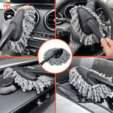 TANTRA Car Cleaning Accessory Combo Kit - Complete Set for Interior & Exterior Care with 6 Pcs Car Wiper Tablets