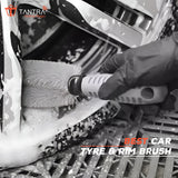 TANTRA Complete Car Cleaning Set - Includes Cleaning Pouch, Brushes, Sponges, Headrest Hook, Duster & 6 Car Wiper Tablets