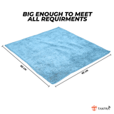 TANTRA Microfiber Vehicle Washing Cloth Blue Pack of 2