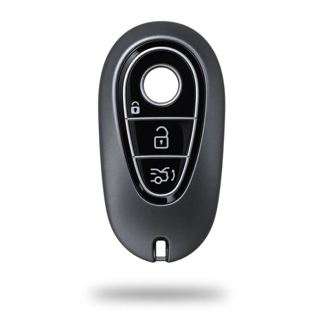 TANTRA TPU Key Cover Compatible with Mercedes Benz Key Shell Protector for 2020-2022 S-Class C-Class 3 Button Smart Key Cover (Grey)