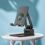 TANTRA Universal Adjustable Phone Stand for Desk – Foldable Mobile Phone Holder & Tablet Stand for all phones