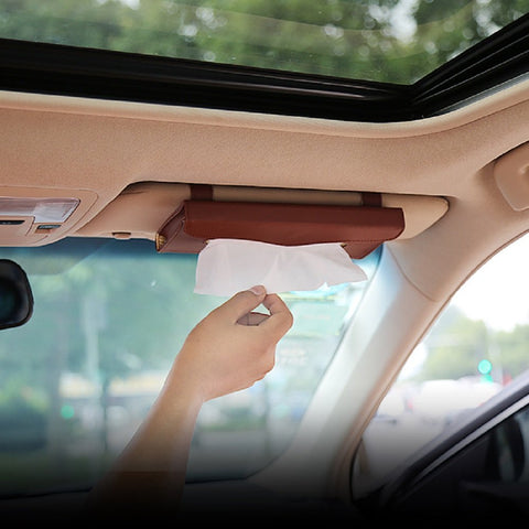 TANTRA Car Tissue Holder, Sun Visor Napkin Holder, Car Visor Tissue Holder, Tissue Holder for Car