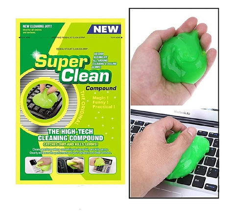 TANTRA Multipurpose Car AC Vent Interior Dust Cleaning Gel Jelly Detailing Putty Cleaner Kit Universal Car Interior, Keyboard, PC, Laptop, Electronic Gadget Cleaning Kit Pack of 2