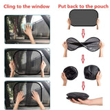 TANTRA Car Accessories Combo Kit with Car Sunshade 6pcs, Car Cleaning Gel Box Combo