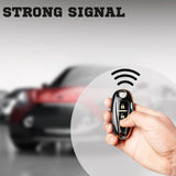 TANTRA  TPU Car Key Cover Compatible for Maruti Suzuki Ignis | SCross | Ciaz | Vitara Brezza | Swift 3 Button Smart Key Cover (Black)