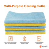 TANTRA Microfiber Vehicle Washing Cloth Blue Pack of 4