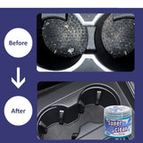 TANTRA Car Accessories Combo Kit with Car Sunshade 4pcs, Car Cleaning Gel Box Combo