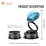 TANTRA 360° Vacuum Magnetic Phone Holder | Universal Magnetic Car Mount | Strong Suction Cup Mobile Stand for Car, Gym, Mirror, Shower | Compatible with All Smartphones