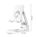 TANTRA Universal Adjustable Phone Stand for Desk – Foldable Mobile Phone Holder & Tablet Stand for all phones colour White
