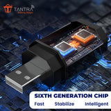 TANTRA Smart Dongle for Wire CarPlay & Android Auto | Wi-Fi Enabled with Google Play Support