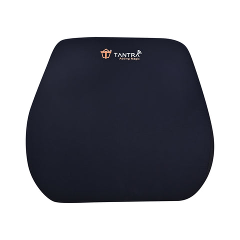 TANTRA Support Car Pillow – Ultimate Back Pain Relief & Comfort for Long Drives, Orthopedic Seat Cushion for Spine Alignment & Extra Legroom, Black (Pack of 1)