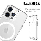 Magnetic Protective Clear TPU CASE for iPhone 13 Pro Max