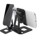 TANTRA Universal Adjustable Phone Stand for Desk – Foldable Mobile Phone Holder & Tablet Stand for all phones