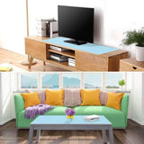 TANTRA Dual-Sided Multifunctional Desk Pad ,Waterproof Desk Mouse Pad/Desk Mat for Work Mousepad  (Lpink, Lblue)