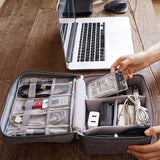 TANTRA Travel Universal Storage Pouch Case Electronic Accessories Gadget Organizer  (Grey)
