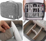 TANTRA Travel Universal Storage Pouch Case Electronic Accessories Gadget Organizer  (Grey)