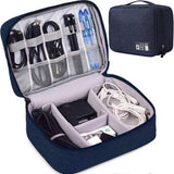 TANTRA Travel Universal Storage Pouch Case Electronic Accessories Gadget Organizer  (Blue)