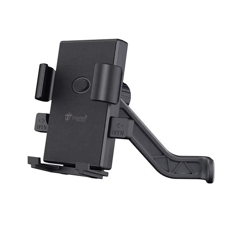 TANTRA S3B REAR VIEW MIRROR Mobile Holder for Bikes One Touch Technology Bike Mobile Holder for Maps and GPS Navigation, 360° Rotation, Firm Griping, Anti Shake Phone Holder for Cycle and Bike Accessories