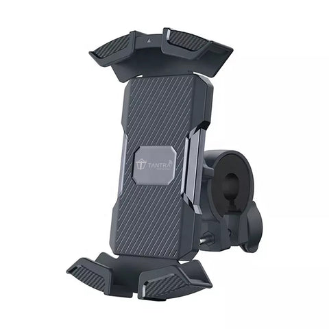 TANTRA S1A Mobile Holder for Bikes One Touch Technology Bike Mobile Holder for Maps and GPS Navigation, 360° Rotation, Firm Griping, Anti Shake Mobile Stand for Bike Accessories, Bi Cycle Accessories