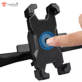 TANTRA S4A Mobile Holder for Bikes One Touch Technology Bike Mobile Holder for Maps and GPS Navigation, 360° Rotation, Firm Griping, Anti Shake Mobile Stand for Bike Accessories, Bi Cycle Accessories