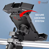 TANTRA S1A Mobile Holder for Bikes One Touch Technology Bike Mobile Holder for Maps and GPS Navigation, 360° Rotation, Firm Griping, Anti Shake Mobile Stand for Bike Accessories, Bi Cycle Accessories