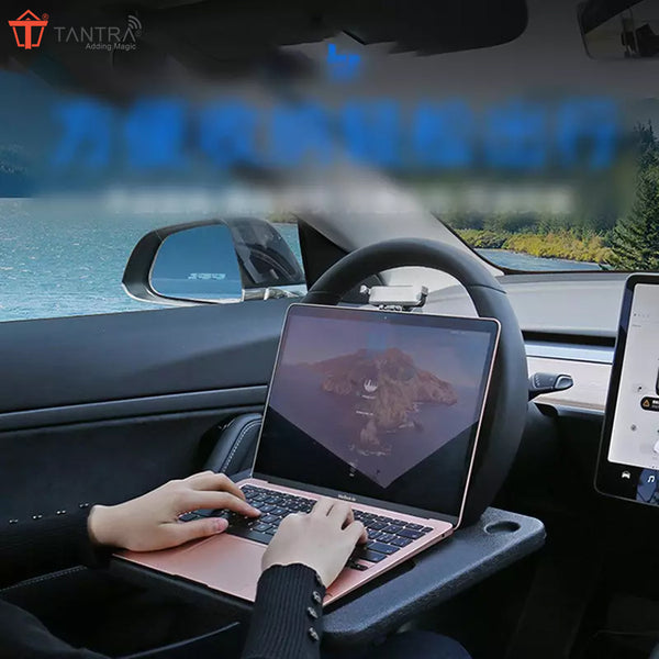 Multifunctional Car Steering Table, Vehicle Stand, Double-sided Wooden  Steering Wheel Desk 