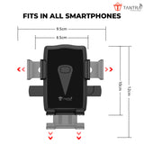 TANTRA S2B REAR VIEW MIRROR Mobile Holder for Bikes One Touch Technology Bike Mobile Holder for Maps and GPS Navigation, 360° Rotation, Firm Griping, Anti Shake Phone Mount for Bike Accessories