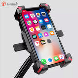 TANTRA S4A Mobile Holder for Bikes One Touch Technology Bike Mobile Holder for Maps and GPS Navigation, 360° Rotation, Firm Griping, Anti Shake Mobile Stand for Bike Accessories, Bi Cycle Accessories
