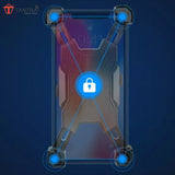 TANTRA S4A Mobile Holder for Bikes One Touch Technology Bike Mobile Holder for Maps and GPS Navigation, 360° Rotation, Firm Griping, Anti Shake Mobile Stand for Bike Accessories, Bi Cycle Accessories