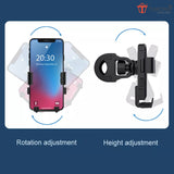 TANTRA S3A Mobile Holder for Bikes One Touch Technology Bike Mobile Holder for Maps and GPS Navigation, 360° Rotation, Firm Griping, Anti Shake Phone Holder for Cycle and Bike Accessories