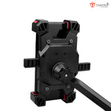 TANTRA S4A Mobile Holder for Bikes One Touch Technology Bike Mobile Holder for Maps and GPS Navigation, 360° Rotation, Firm Griping, Anti Shake Mobile Stand for Bike Accessories, Bi Cycle Accessories