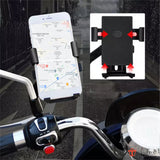 TANTRA S3A Mobile Holder for Bikes One Touch Technology Bike Mobile Holder for Maps and GPS Navigation, 360° Rotation, Firm Griping, Anti Shake Phone Holder for Cycle and Bike Accessories
