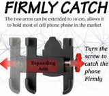 TANTRA S6A Universal Bike Mount Holder Verson 2.0 Metal Body 360 Degree Bike Mobile Holder Bike Mobile Holder (Black) (S6A)