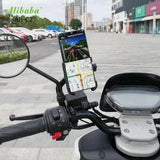 TANTRA S6B Universal Bike Mount Holder Verson 2.0 Metal Body 360 Degree Bike Mobile Holder Bike Mobile Holder (Black)