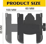 TANTRA S6A Universal Bike Mount Holder Verson 2.0 Metal Body 360 Degree Bike Mobile Holder Bike Mobile Holder (Black) (S6A)