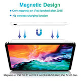 TANTRA Stylus Pen for iPad with Palm Rejection, Tilt Support and Magnetic Stylus Touch Pencil (White)