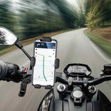 TANTRA S15B Mobile Holder for Bikes One Touch Technology Bike Mobile Holder for Maps and GPS Navigation, 360° Rotation, Firm Griping, Anti Shake Mobile Stand for Bike Accessories, Bi Cycle Accessories