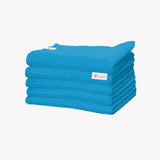 TANTRA Microfiber Towel Cleaning Cloth (40 x 40cms: 350gsm) (Sea Blue, 5)