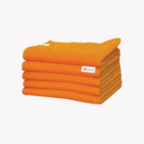 TANTRA Microfiber Towel Cleaning Cloth (40 x 40cms 350gsm) (Frost Orange, 5)
