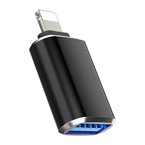 Tantra USB 3.0 OTG Adapter Cable Compatible with iPhone 6 7 8 10 X XR XS 11 12 13 all iPad Connect Keyboard Mouse Memory Card Reader Game Controller MIDI (Supports ios 13 and above even latest ios 15)