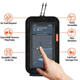 TANTRA Mobile Holder for Scooty Scooter Phone Pouch for Activa Jupiter Pleasure Ntorq Access Ather Ola S1 (Latest and Premium) Black