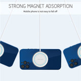 TANTRA Solo Magnetic Wireless Charger 15W Fast Charging Pad with USB-C, Compatible with MagSafe Wireless Charger for iPhone 1212 Mini12 Pro12 Pro maxAirPods 2Pro, Black