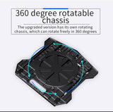 TANTRA Laptop Stand Adjustable Ventilated Ergonomic, Portable Tablet Stand Foldable, Desktop Holder (Black)