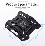 TANTRA Laptop Stand Adjustable Ventilated Ergonomic, Portable Tablet Stand Foldable, Desktop Holder (Black)