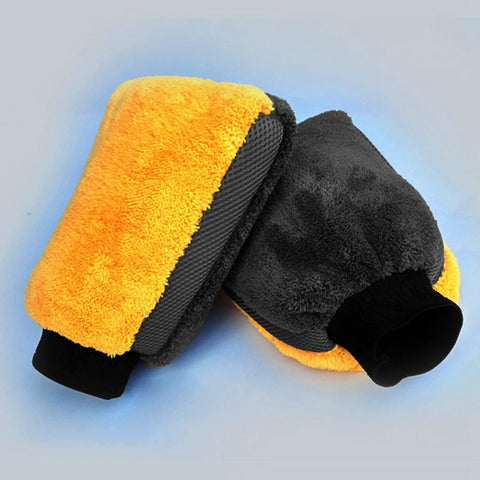 TANTRA Microfiber Car Cleaning Washing Premium Gloves