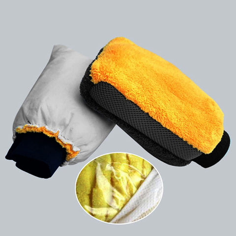 TANTRA Microfiber Car Cleaning Washing Premium Gloves